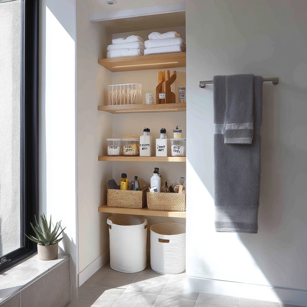 bathroom closet remodel ideas
