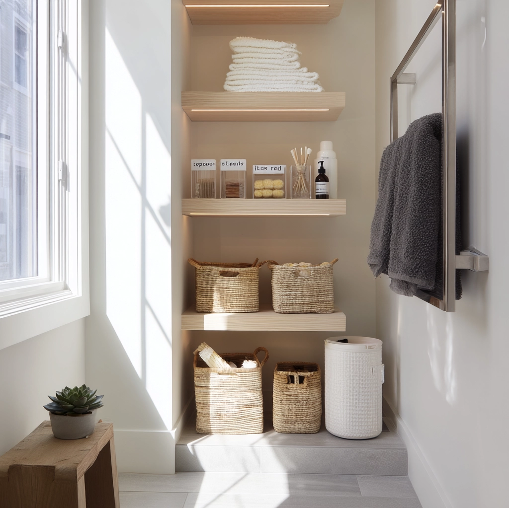 bathroom closet remodel ideas