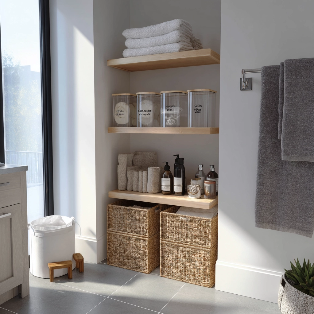 bathroom closet remodel ideas