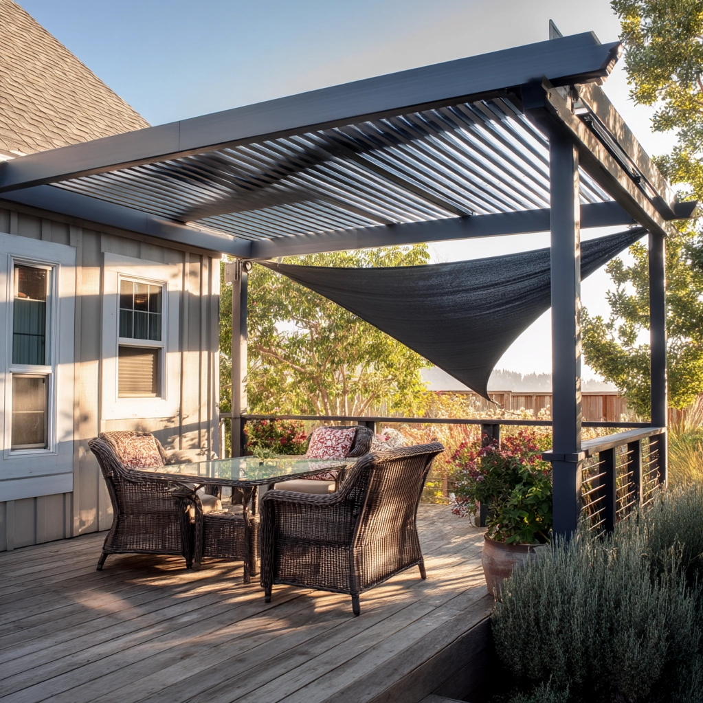 deck shade ideas for windy areas