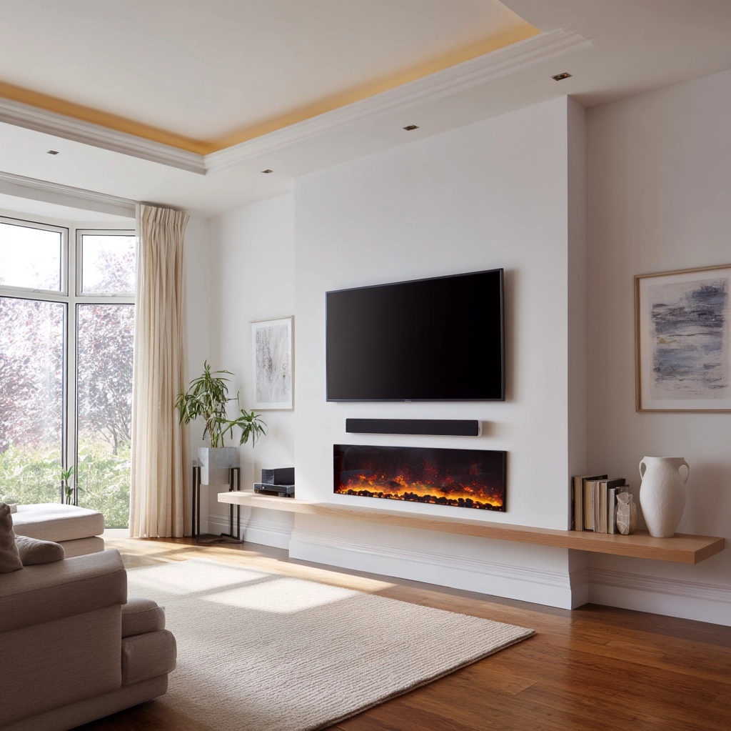 fireplace ideas with tv