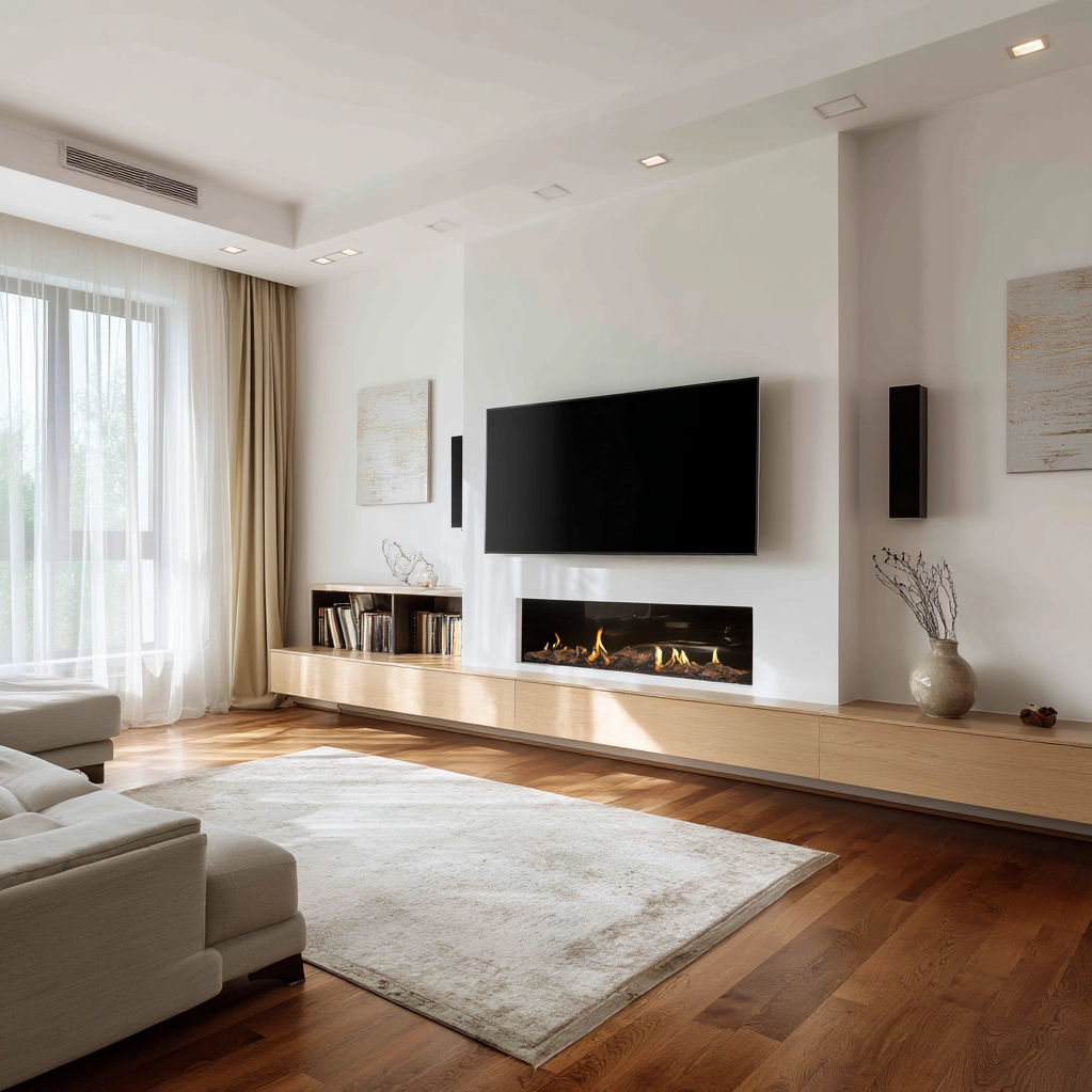 fireplace ideas with tv