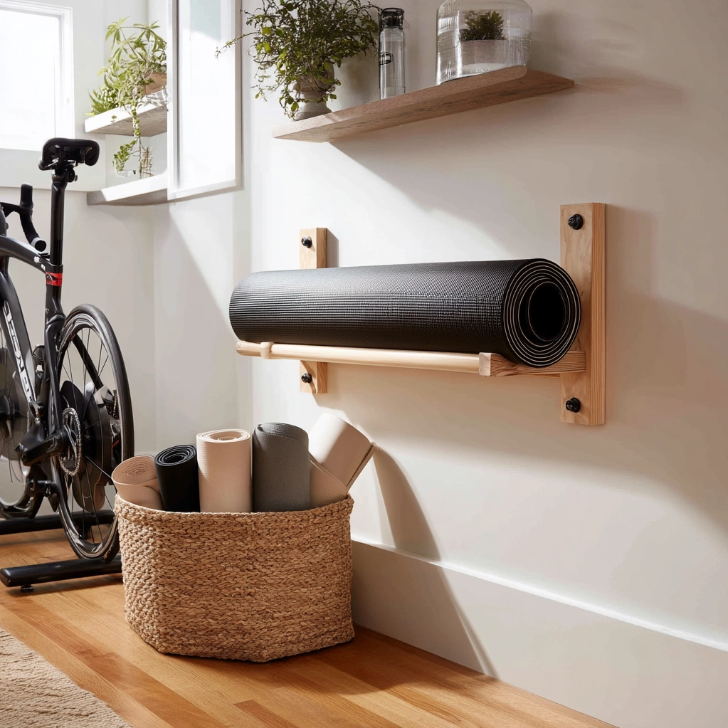 foam roller storage ideas