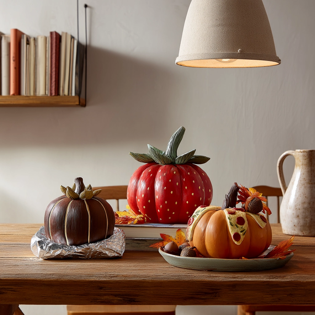food themed pumpkin decorating ideas