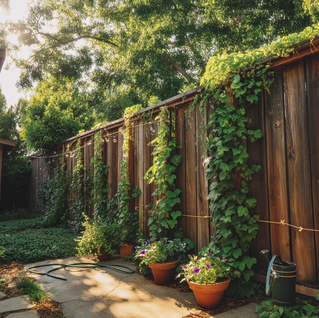 ideas for fence plants