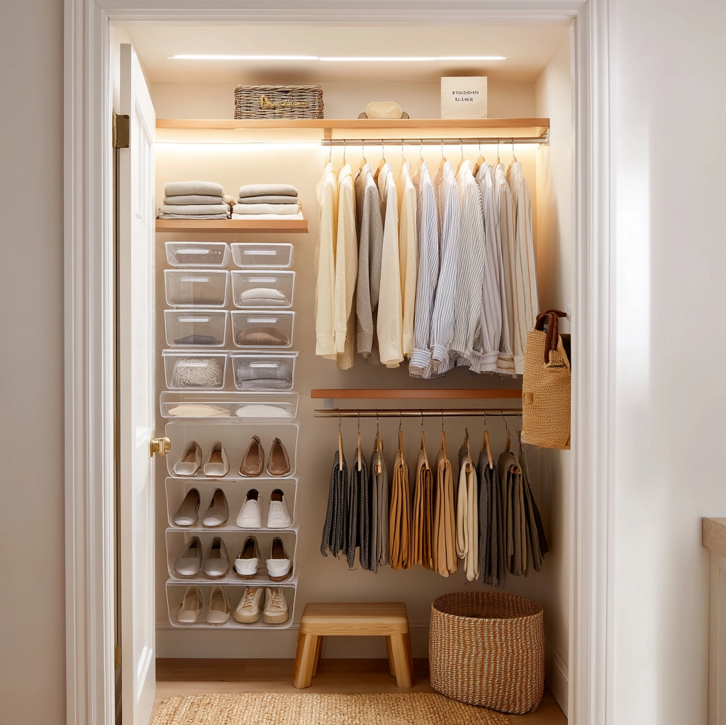 ideas para closet pequenos