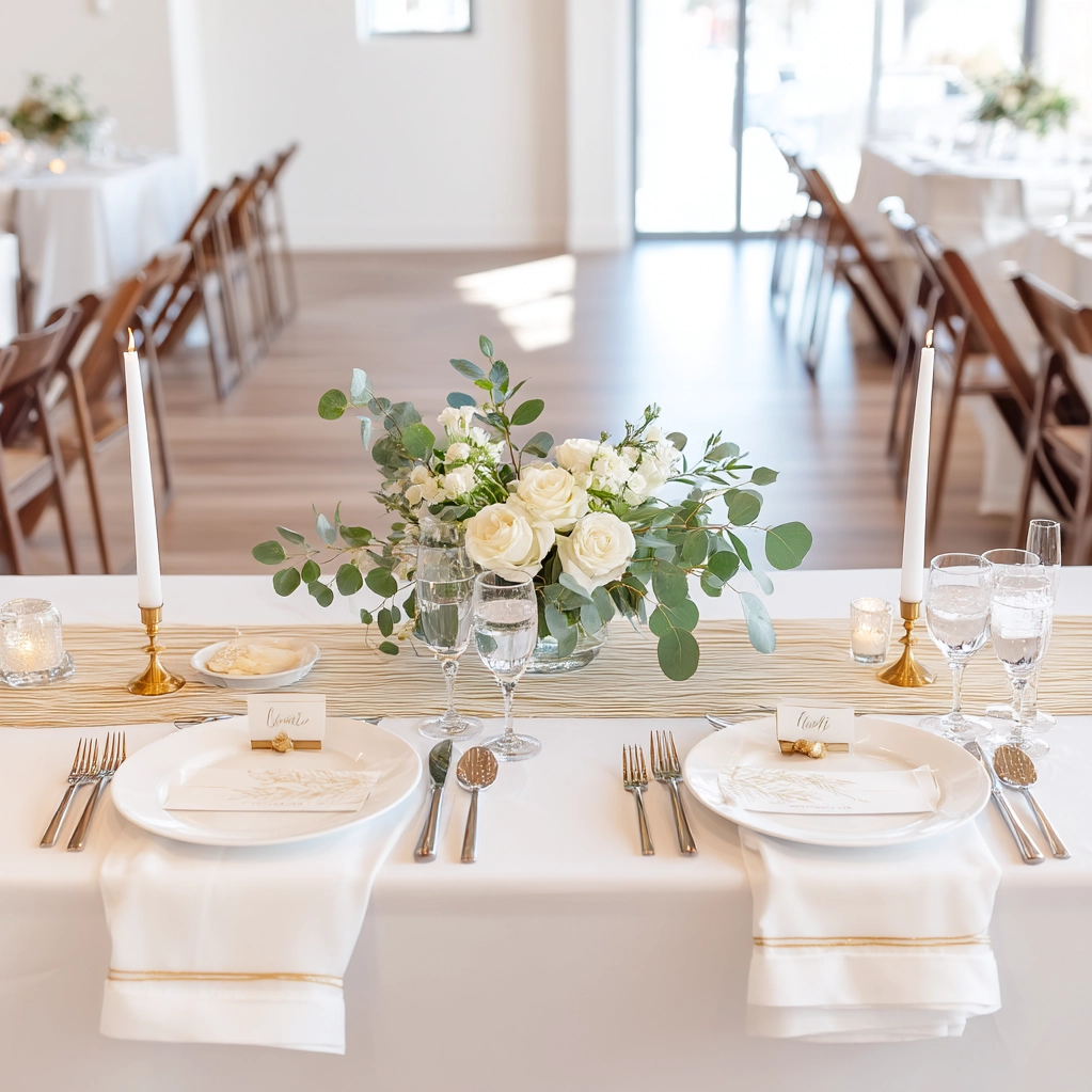 wedding table setting ideas