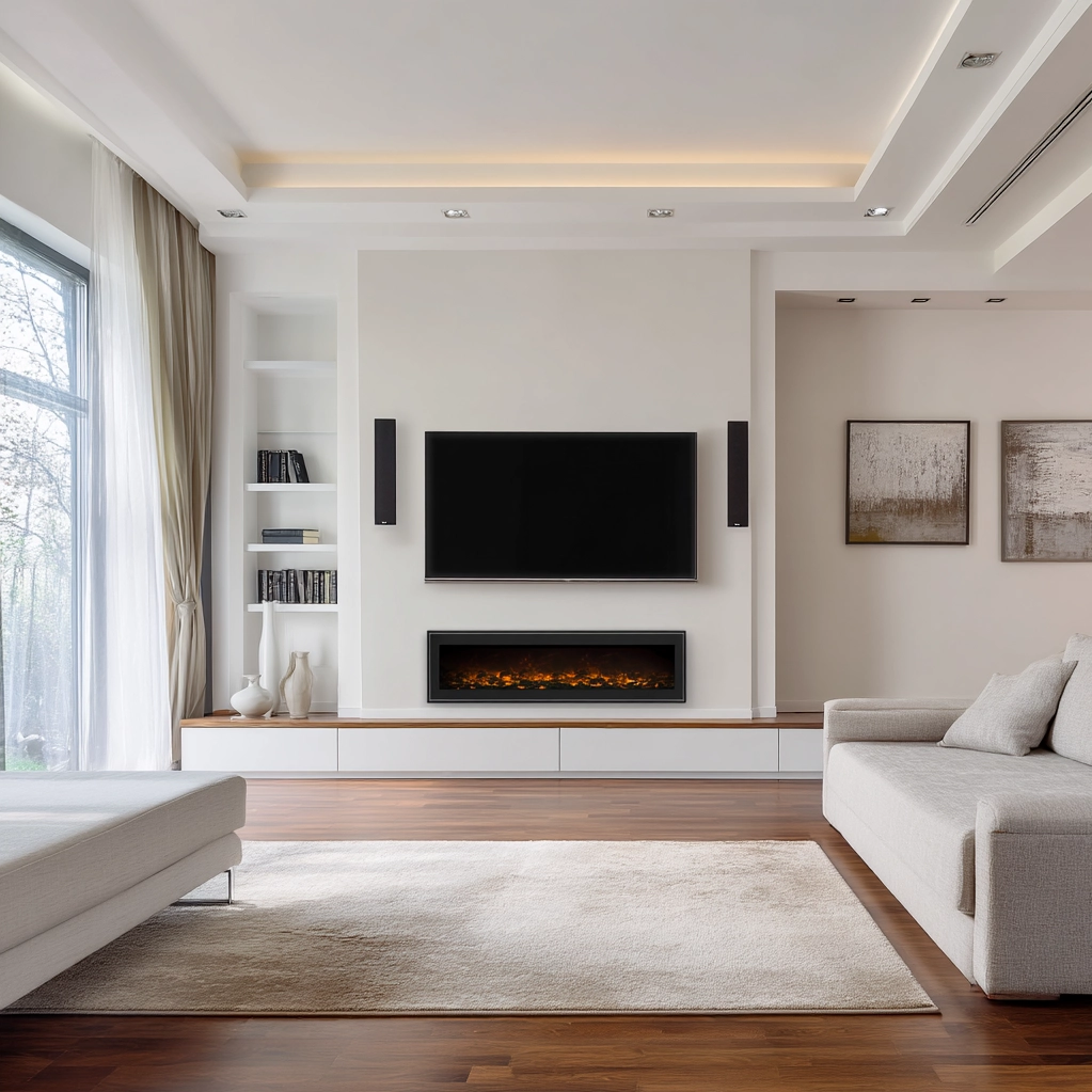 fireplace ideas with tv