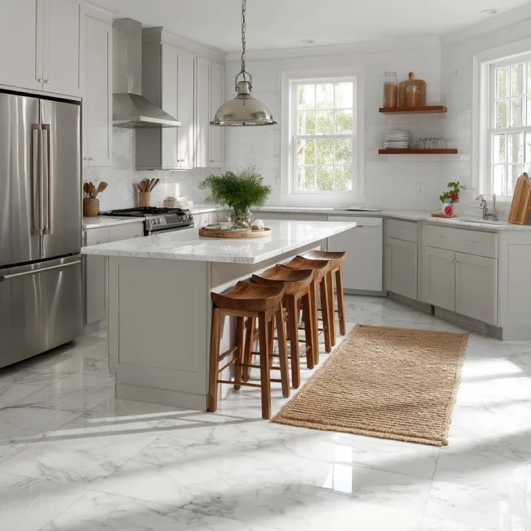 Marble Floor Kitchen Ideas: 11 Stunning & Timeless Designs for Your Home