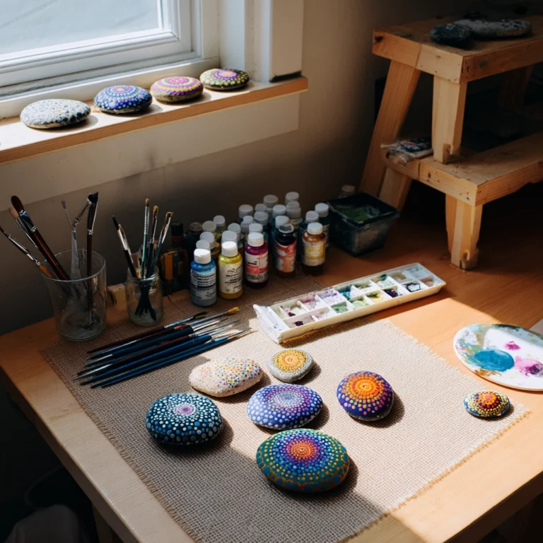 Circle Rock Painting Ideas: Effortless and Enchanting Art Projects