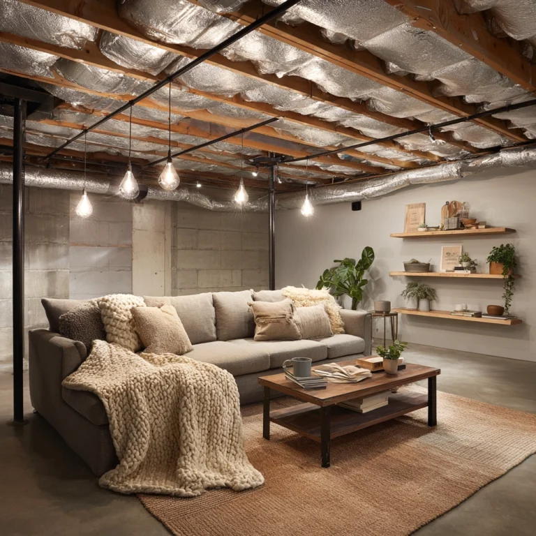 Cozy Unfinished Basement Ceiling: Amazing Transformative Ideas for Your Space