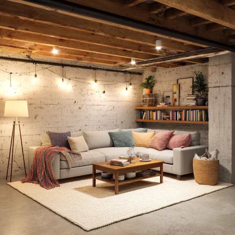 Cozy Unfinished Basement Ideas: Transform Your Space with Magical Charm