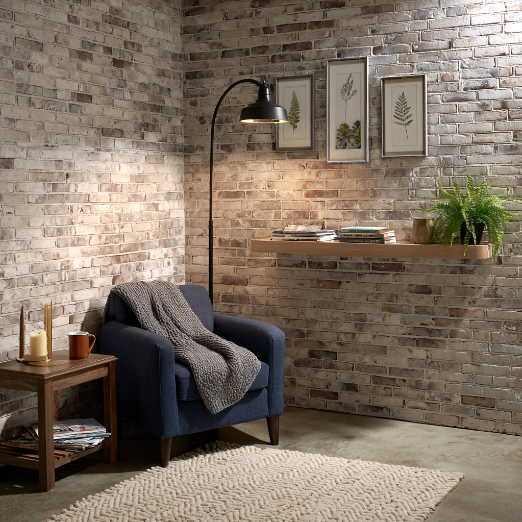 cozy unfinished basement wall