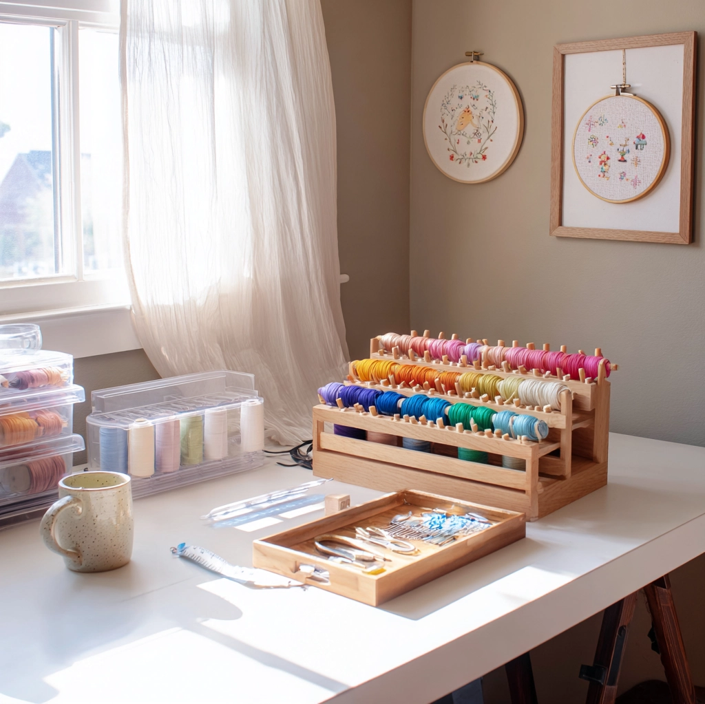 embroidery thread organizer diy ideas