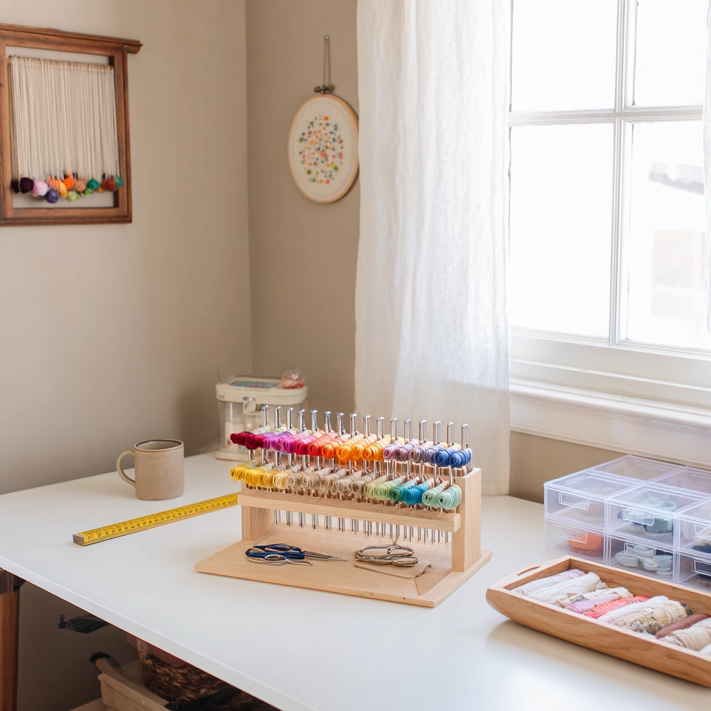 embroidery thread organizer diy ideas