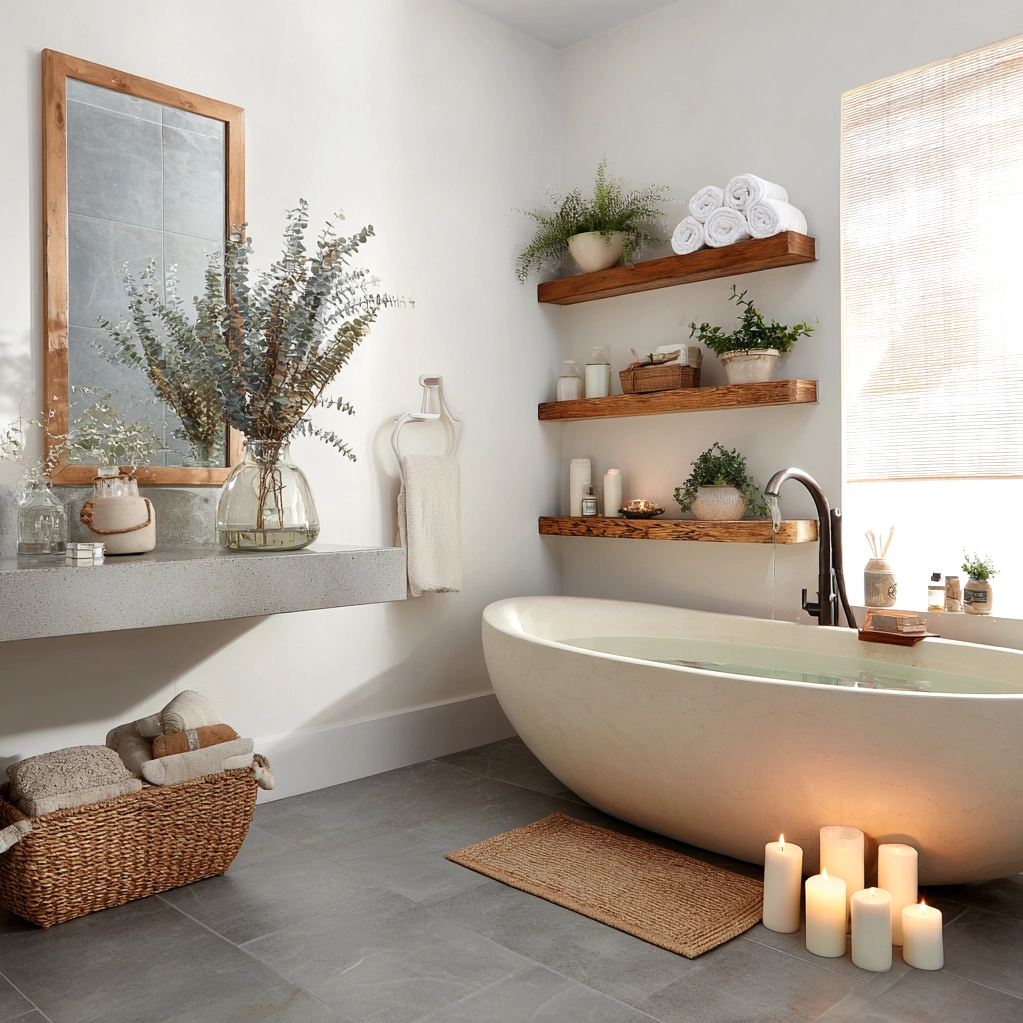 home spa bathroom decor