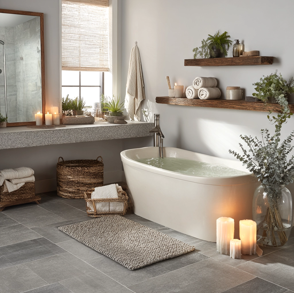 home spa bathroom decor