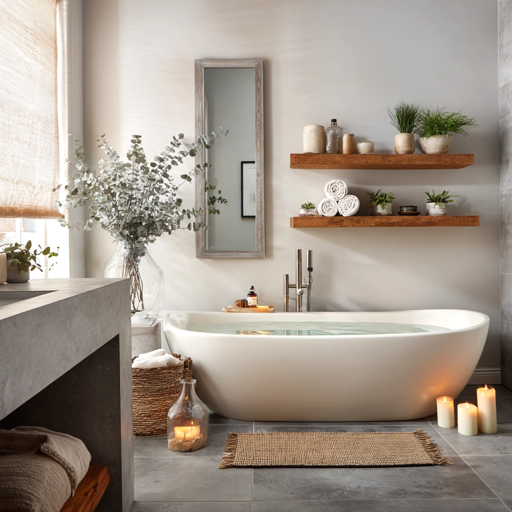 home spa bathroom decor