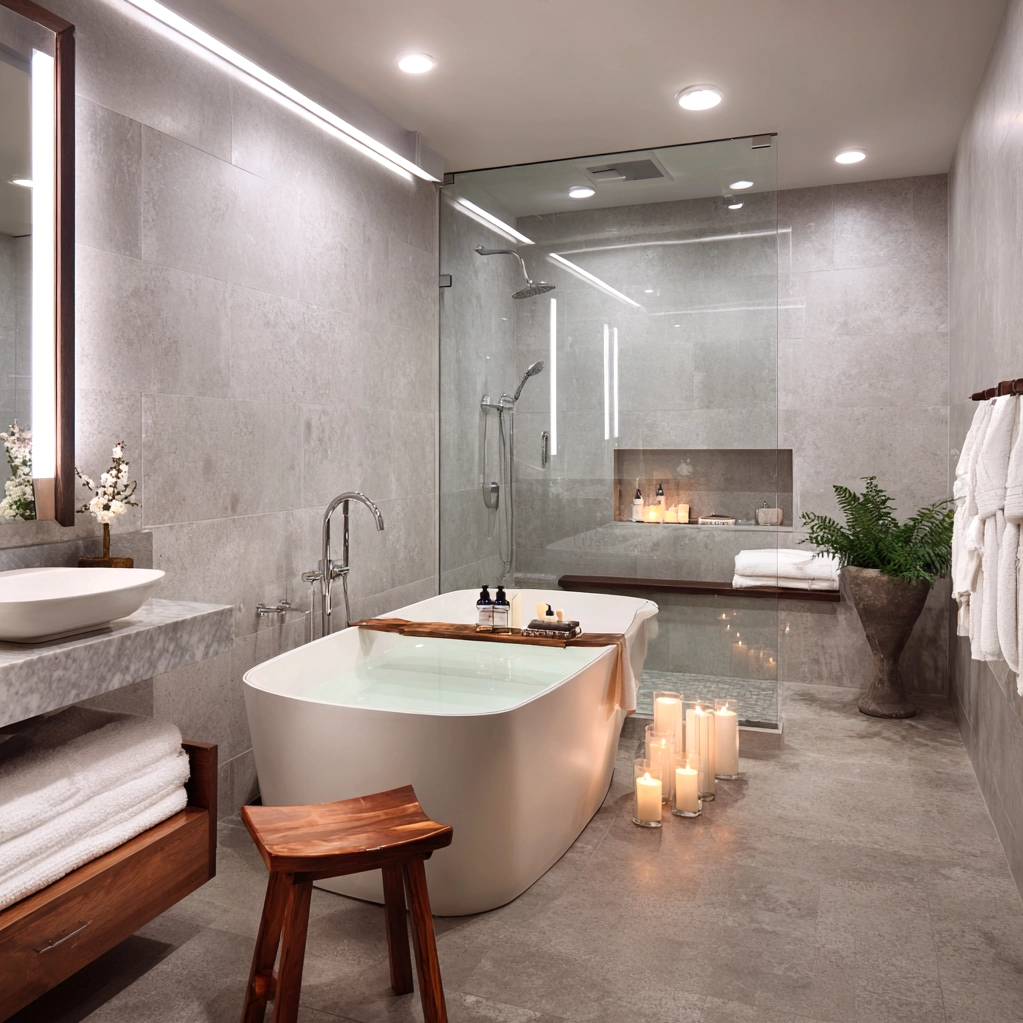 home spa bathroom ideas luxury