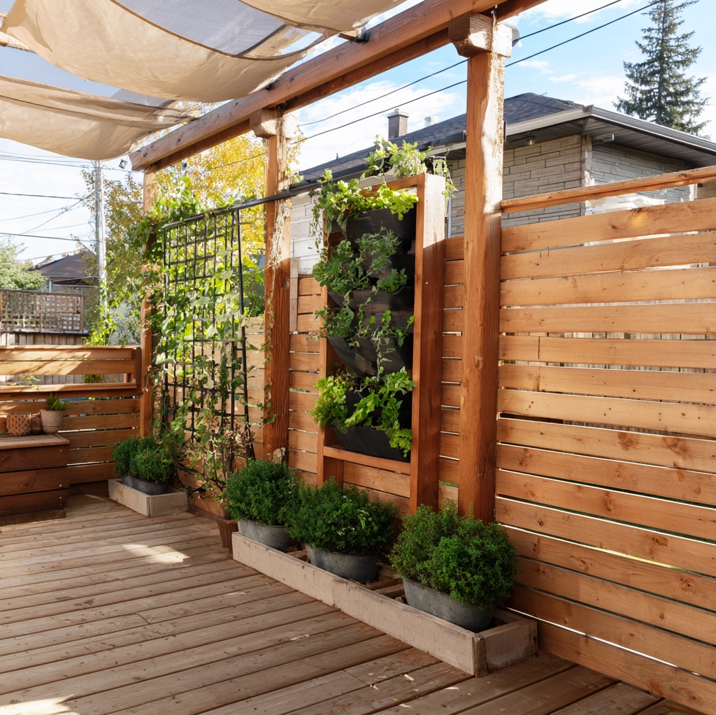 ideas for patio privacy walls
