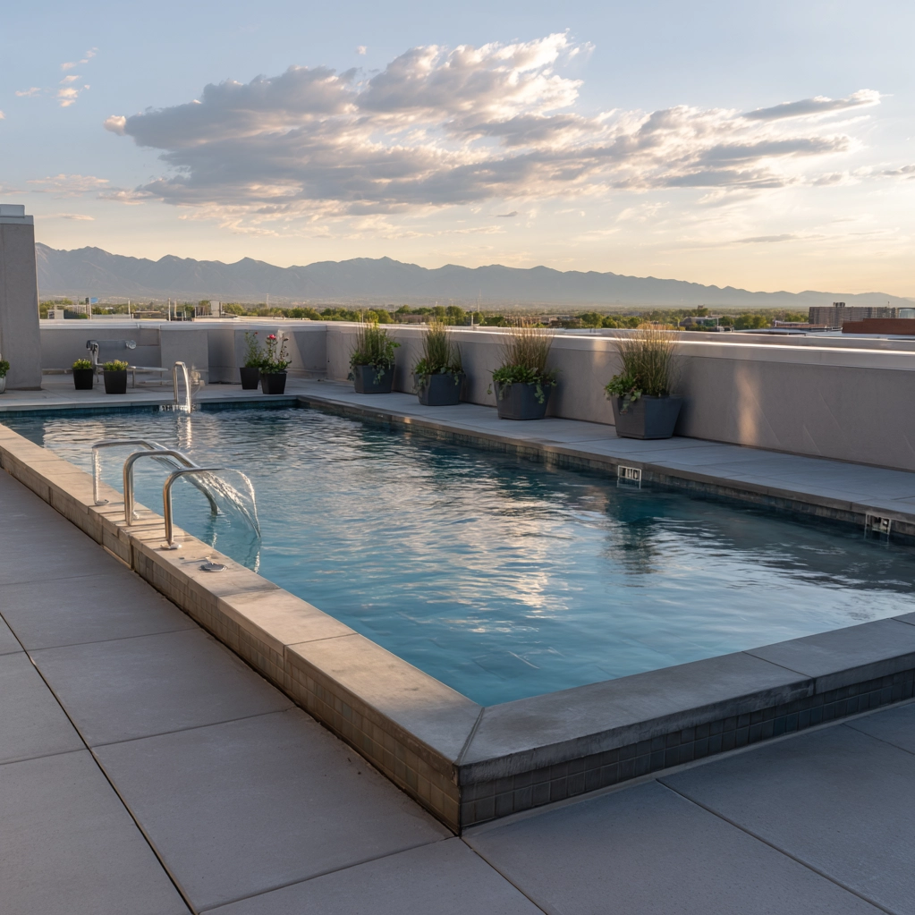 infinity pools above the clouds