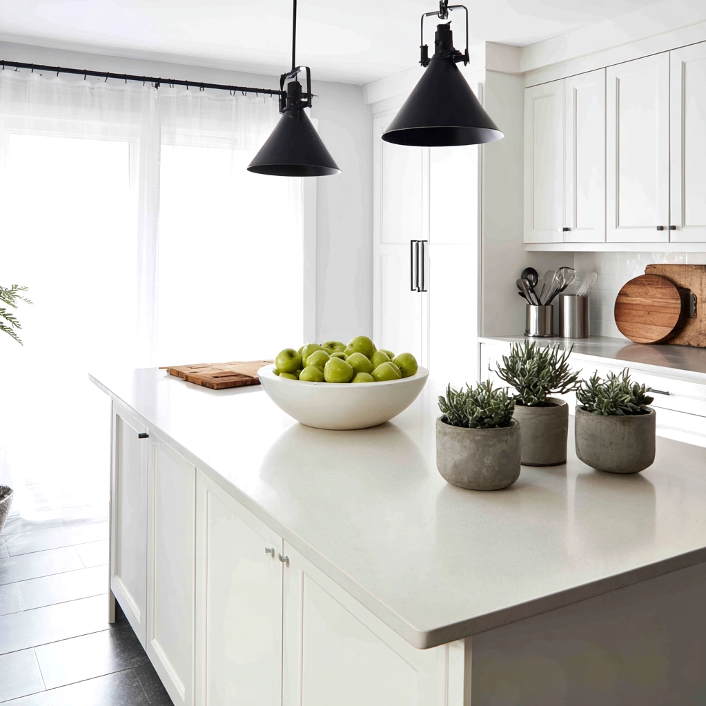 kitchen island countertop decor modern