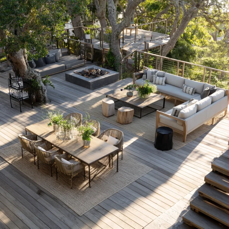Large Deck Furniture Layout Ideas: 4 Essential Strategies for Perfect Outdoor Living