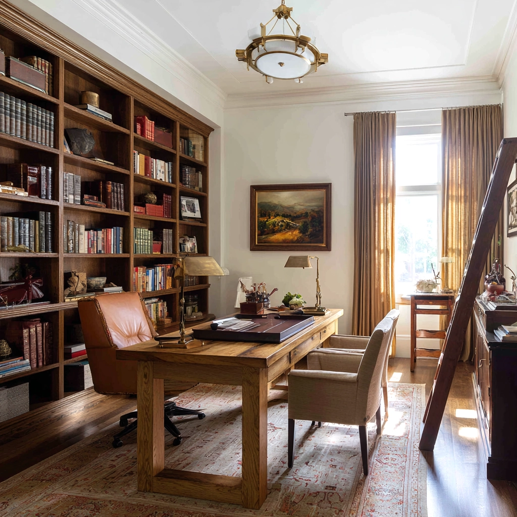 old money office ideas