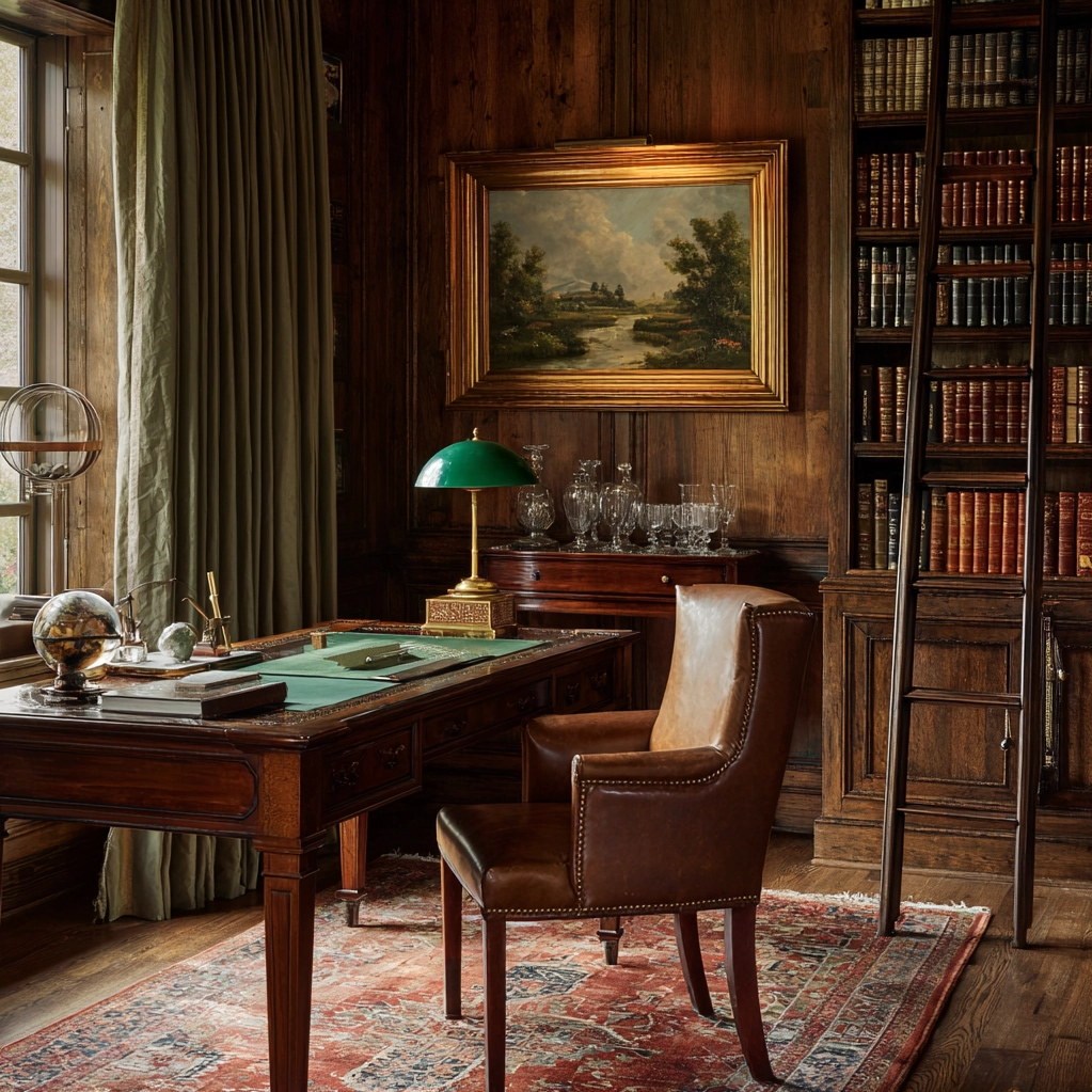 old money office look