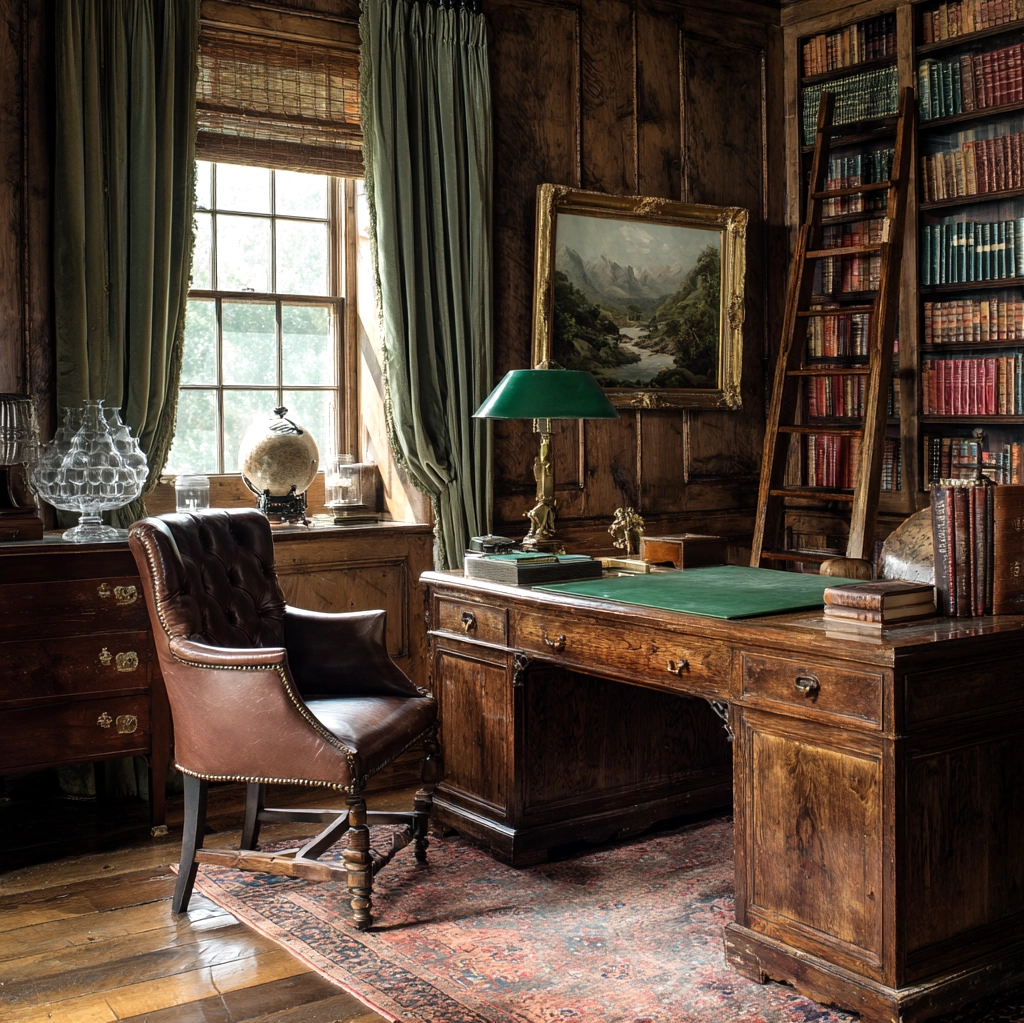 old money office look