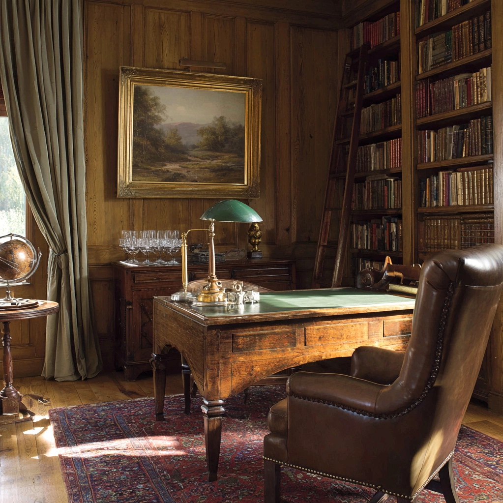 old money office look