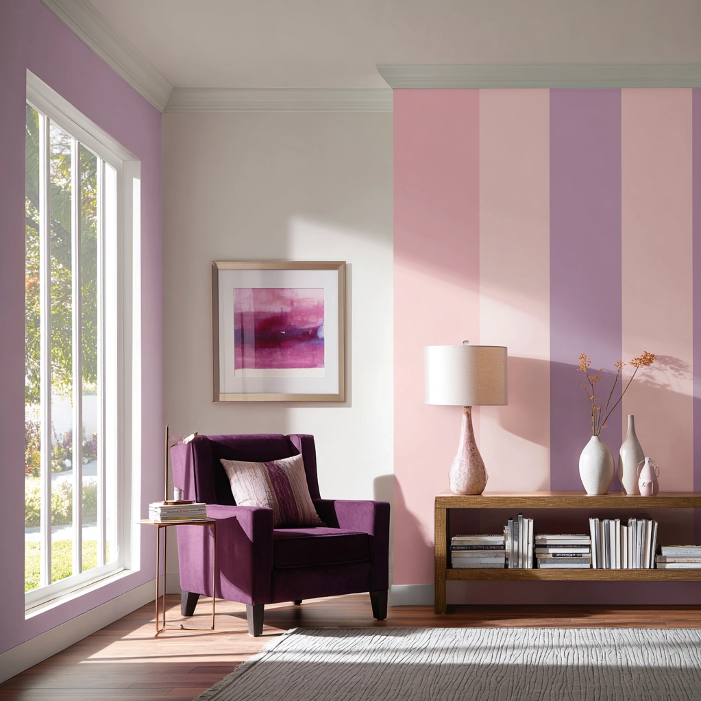 pink and purple painting ideas