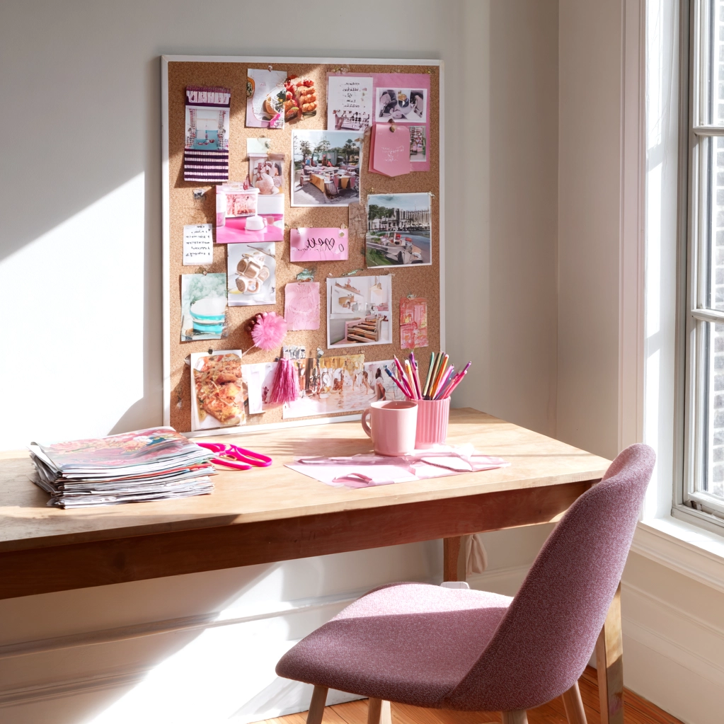 pink vision board ideas