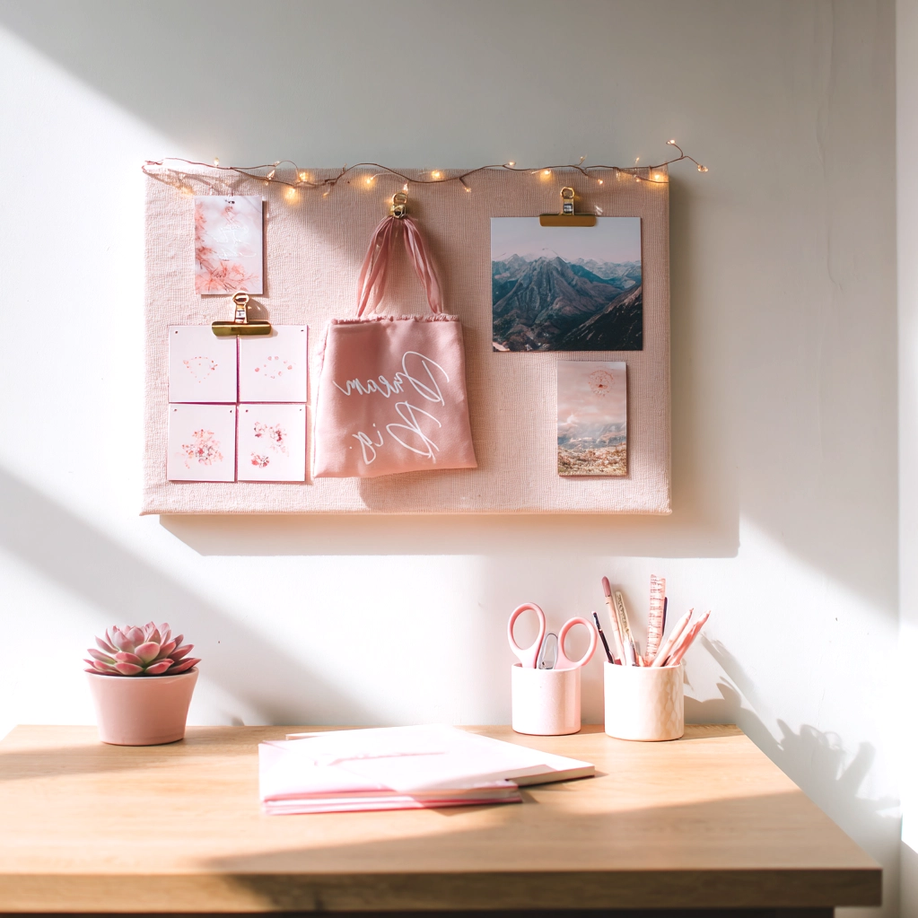 pink vision board ideas aesthetic