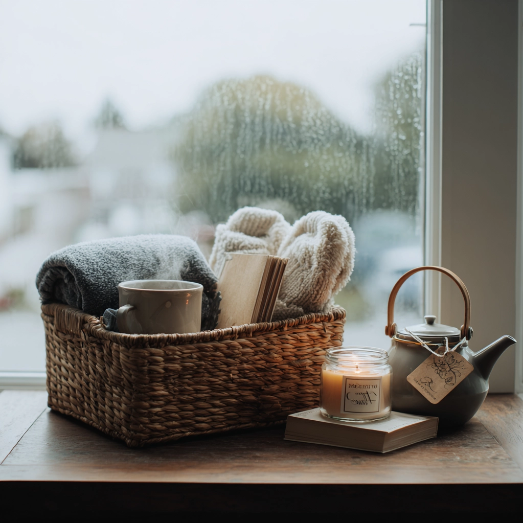 rainy day gift basket ideas