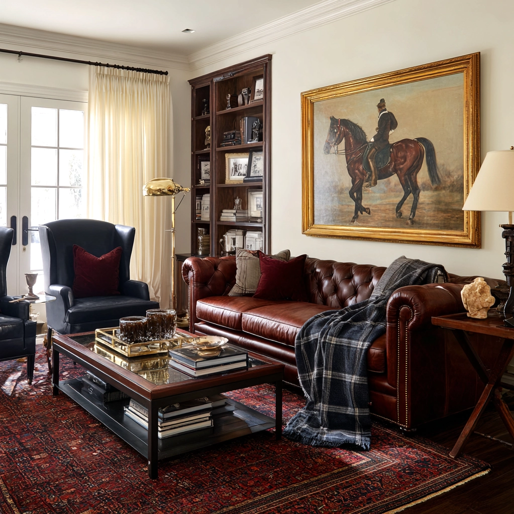 ralph lauren interior design living room