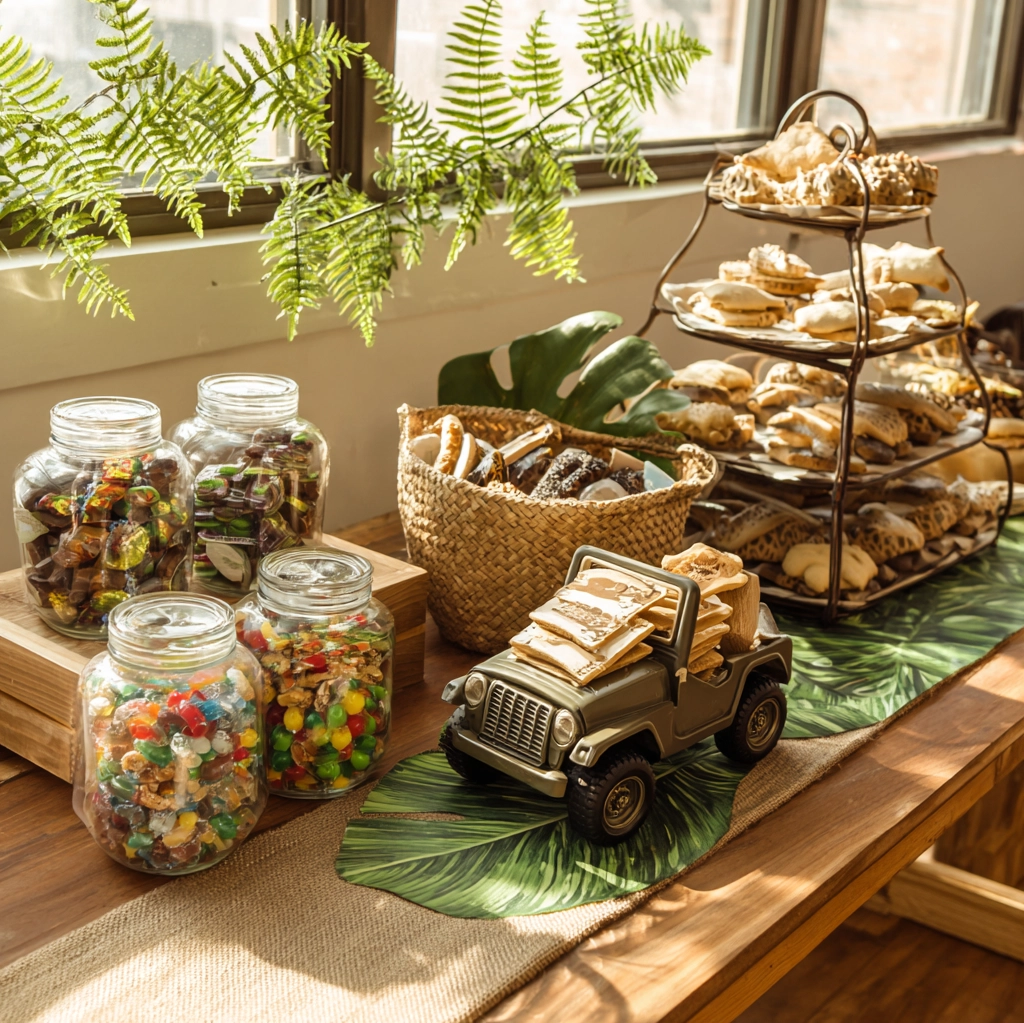 safari candy table ideas