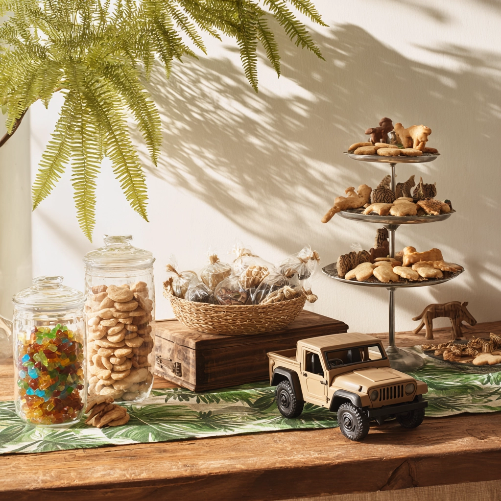 safari candy table ideas