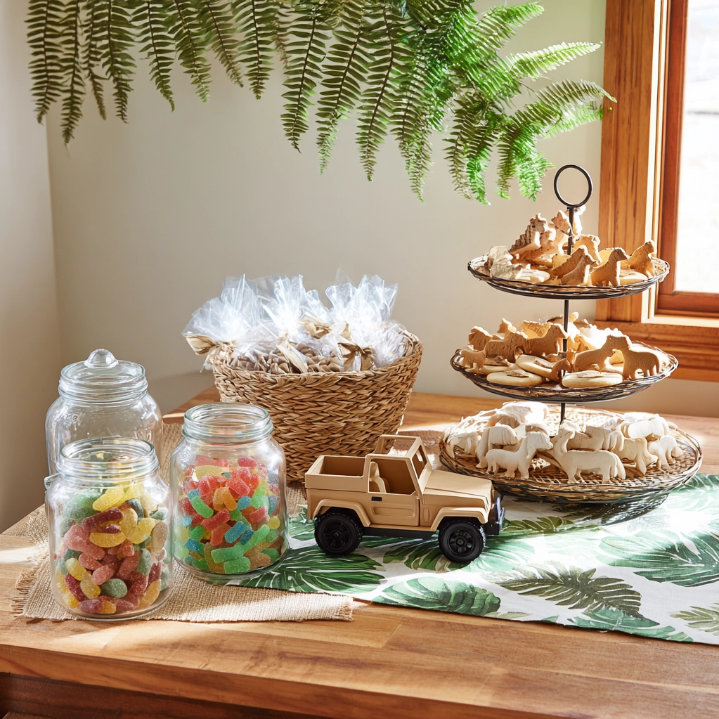 safari candy table ideas