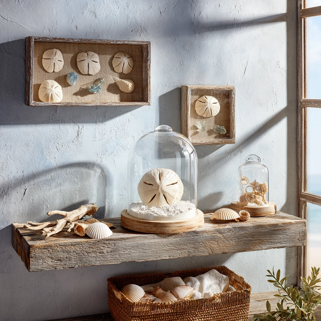 sand dollar display ideas