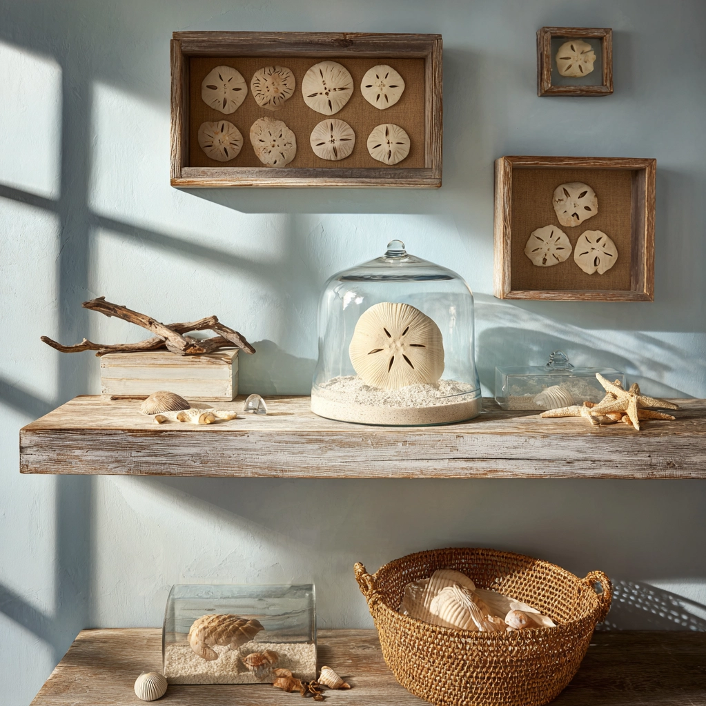 sand dollar display ideas