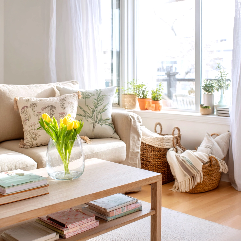 spring decorations for the home