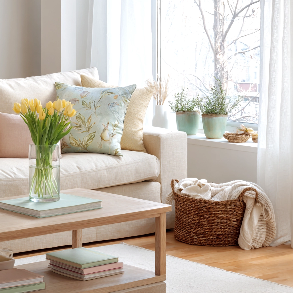 spring decorations for the home