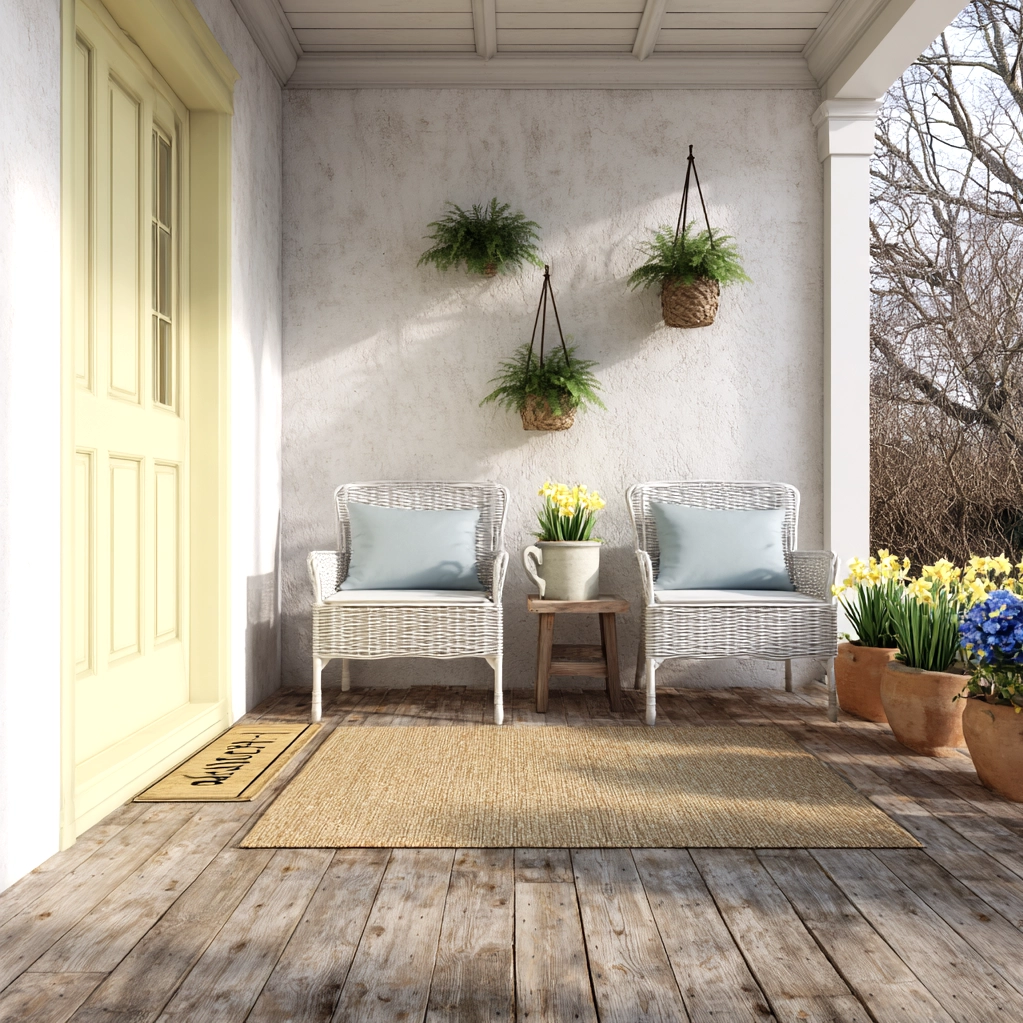 spring front porch
