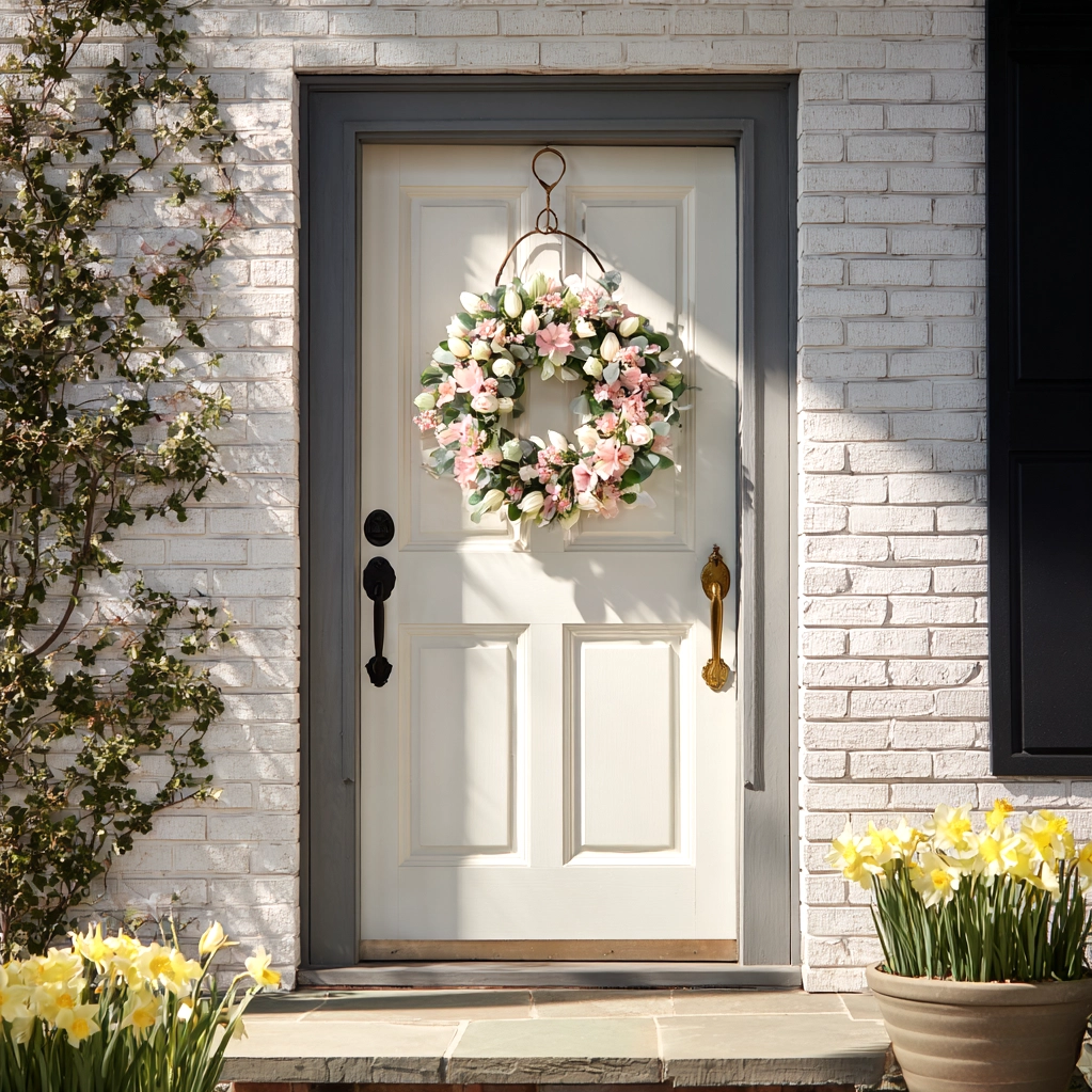 spring wreath for front door