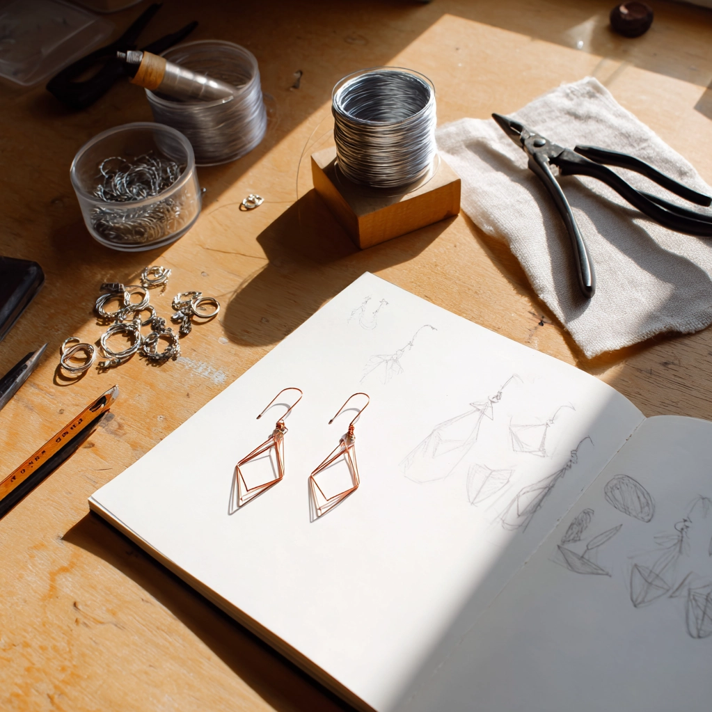 unique diy wire earrings ideas