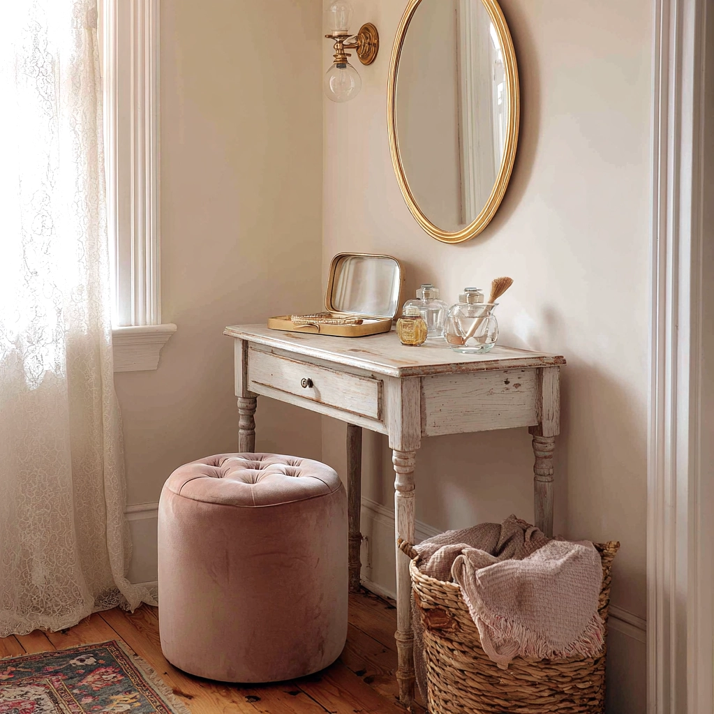 vintage dressing rooms aesthetic