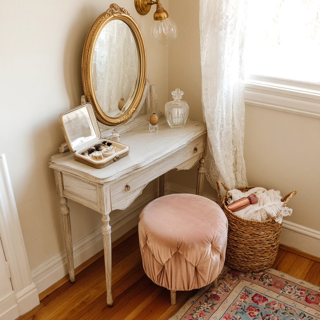 vintage dressing rooms aesthetic