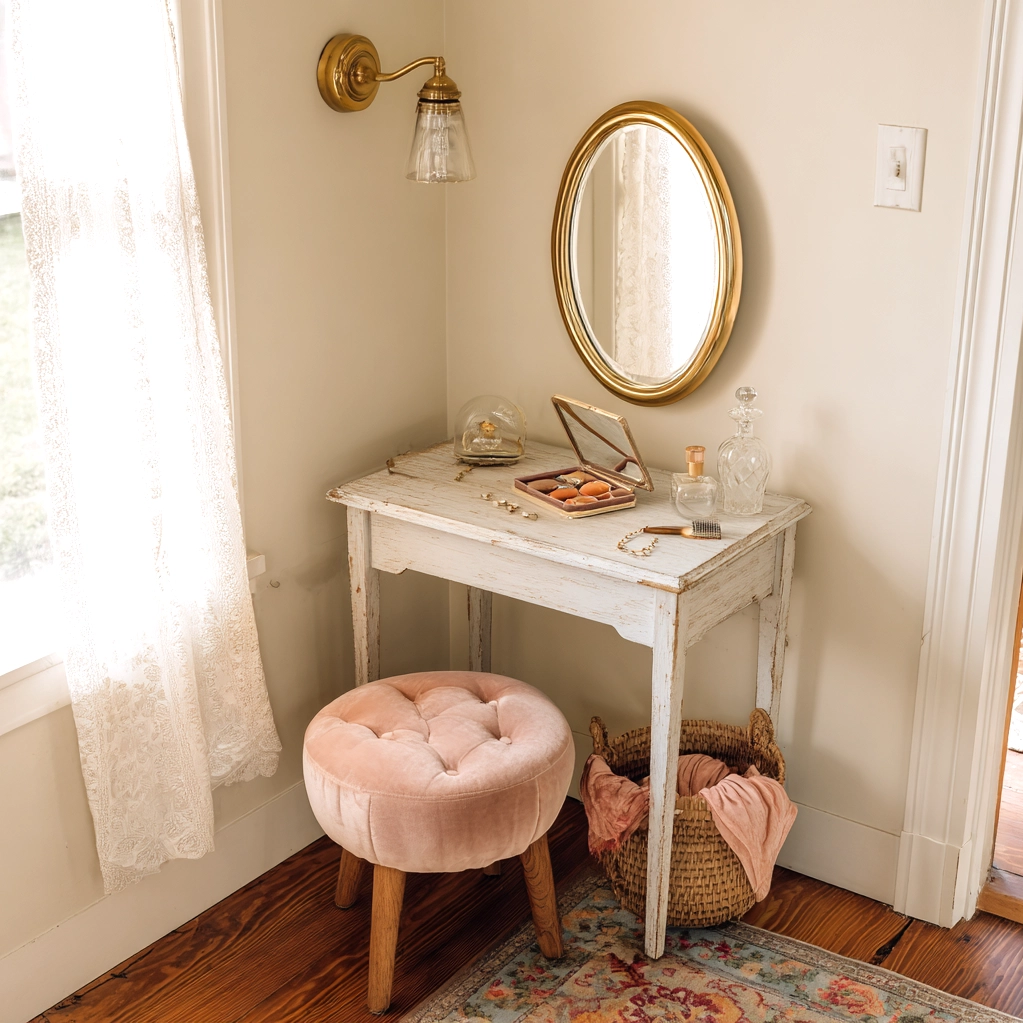 vintage dressing rooms aesthetic