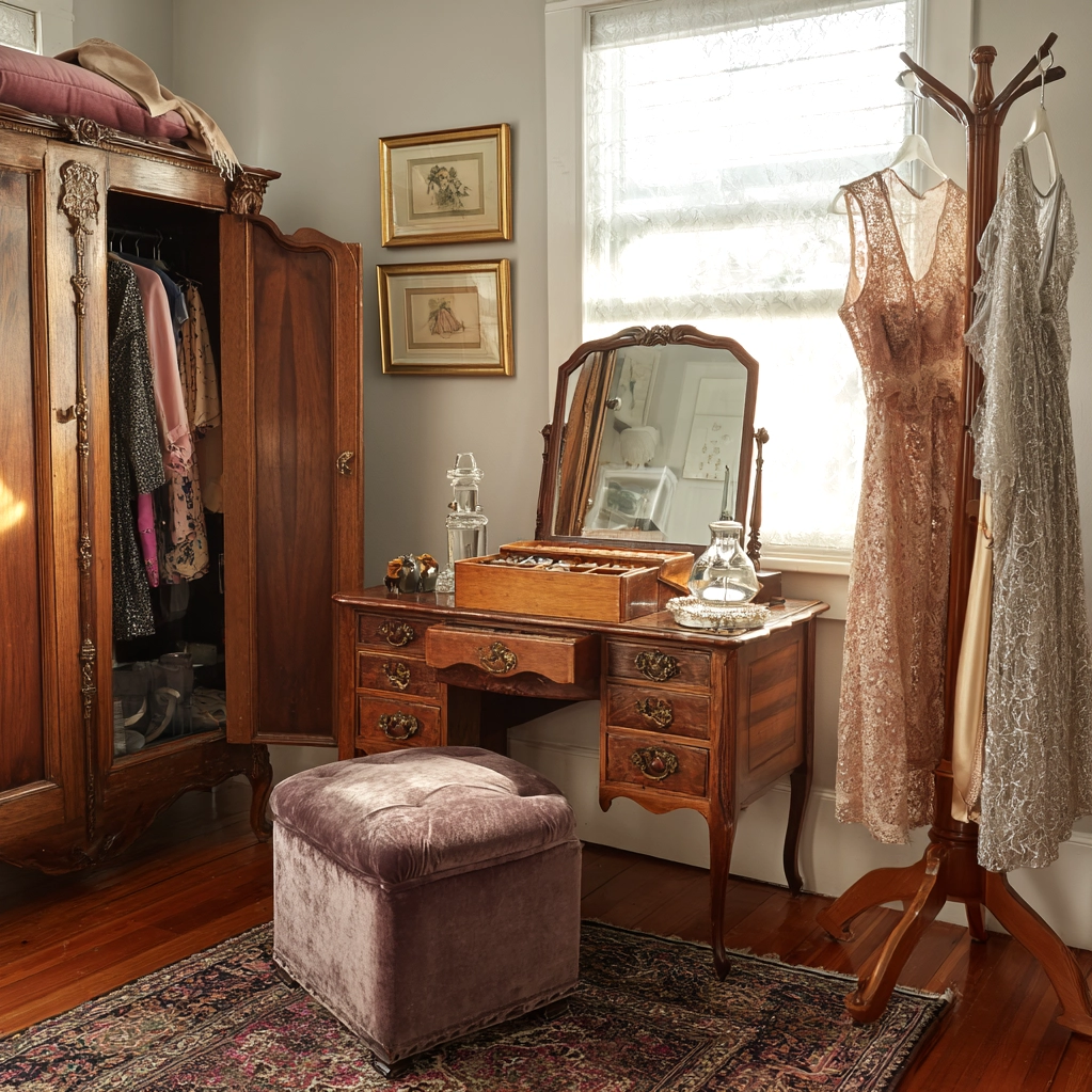 vintage dressing rooms ideas